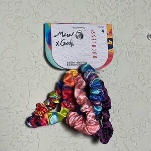 Satin Skinny Scrunchies - Multicolor Set